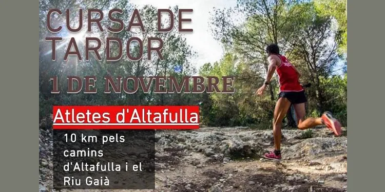 Els Atletes d’Altafulla obren les inscripcions de la II Cursa de Tardor de l’1 de novembre