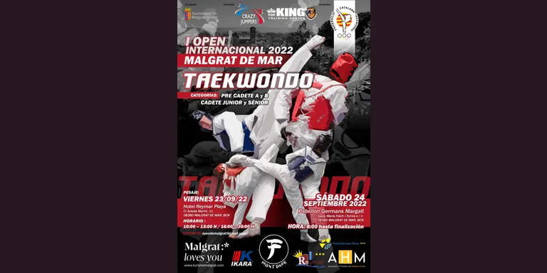 El Club Taekwondo Viro al Campionat Internacional que es disputa a Malgrat