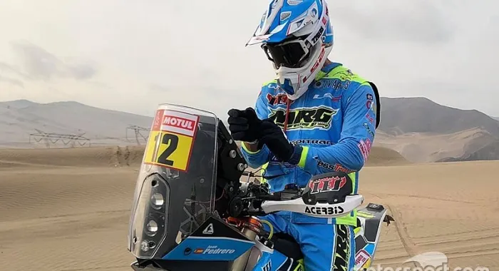 Joan Pedrero, durant el Dakar d'aquest any (foto: Motosport.com)