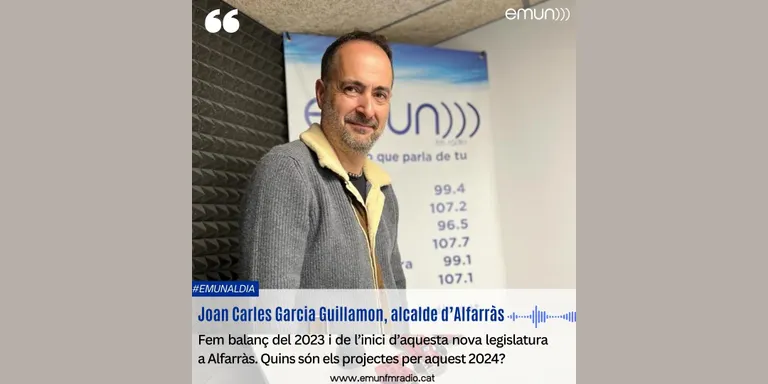 Fem balanç del 2023 amb Joan Carles Garcia Guillamon, alcalde d'Alfarràs
