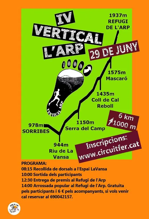 La Vertical Arp, quarta prova del Circuit Fer