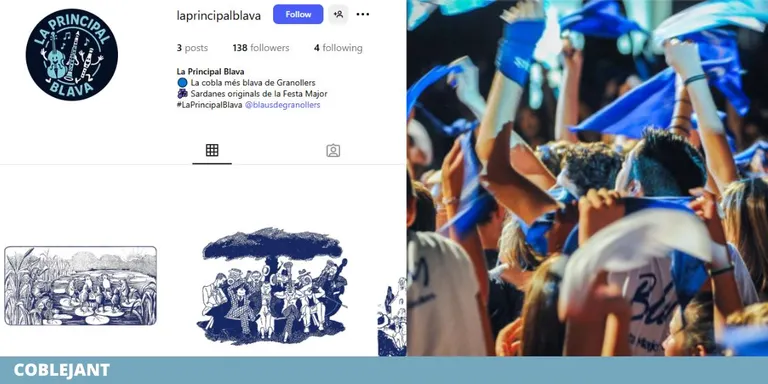 COBLEJANT: Els blaus creen una cobla per estrenar sardanes blaves a la Festa Major de Granollers