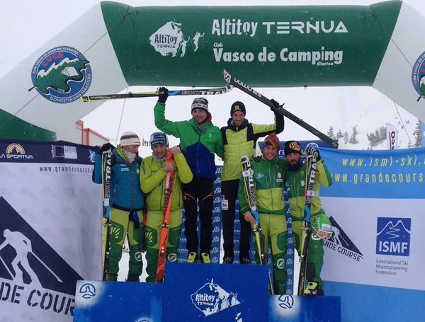 Kilian Jornet i Mathéo Jacquemoud, al podi de l'Open Altitoy Ternua