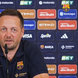 Roda de premsa postpartit d'Aleksandar Sekulic (Barça-Anadolu Efes). - episode art
