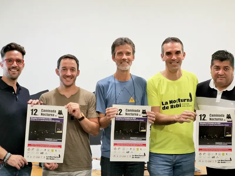  Els regidors de Cultura i Esport i membres del CER i Rubí Arrel han presentat aquest dilluns la 12