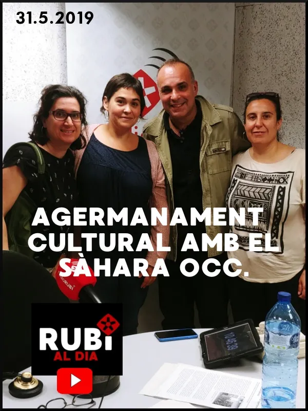 LAURA ALEGRE, NÚRIA SANZ i MARTA CALVÓ parlen de l'agermanament cultural de Rubí amb el Sàhara Occidental