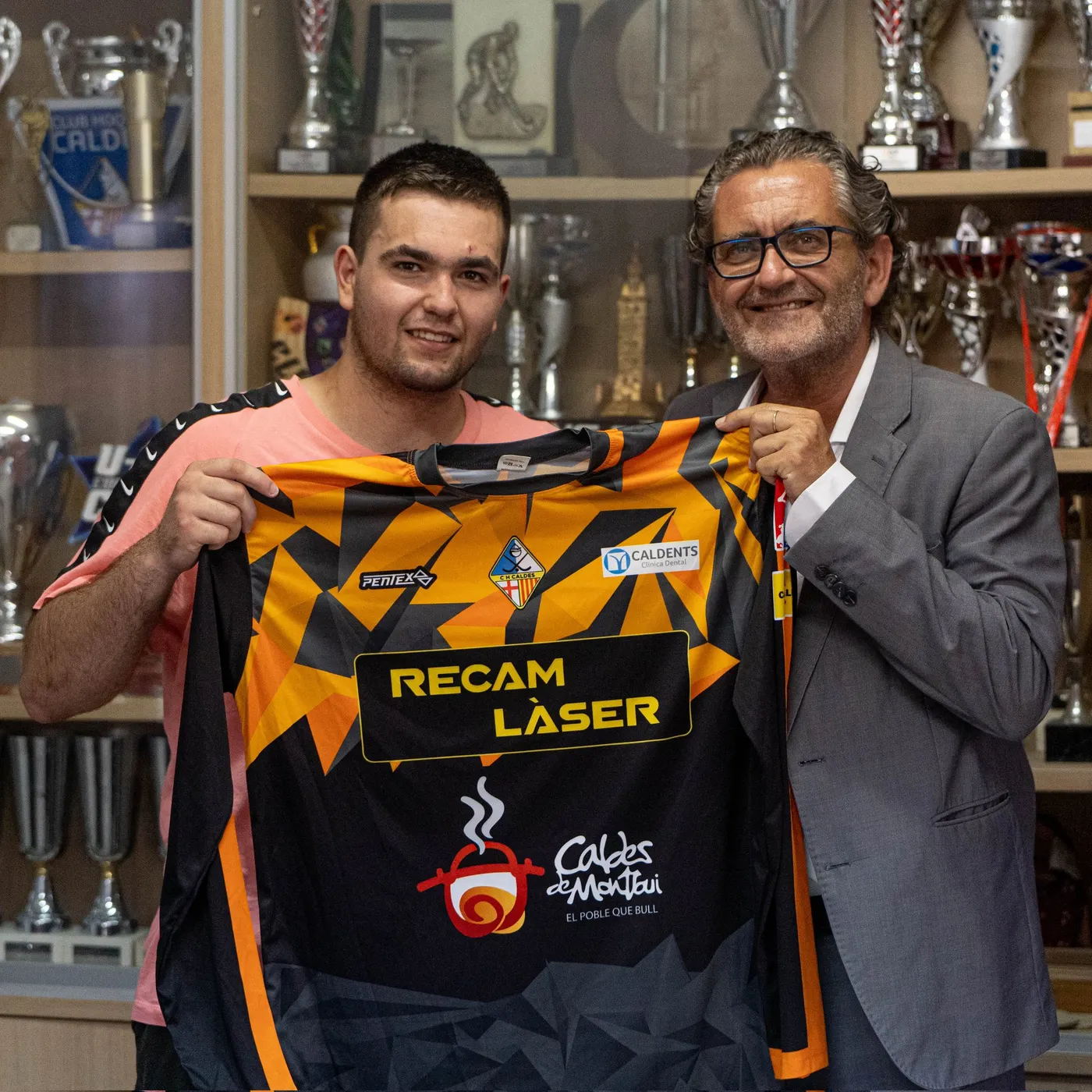 El Recam Làser Caldes presenta el porter Jordi Pons, el primer dels quatre fitxatges del club per a la temporada 2022/2023