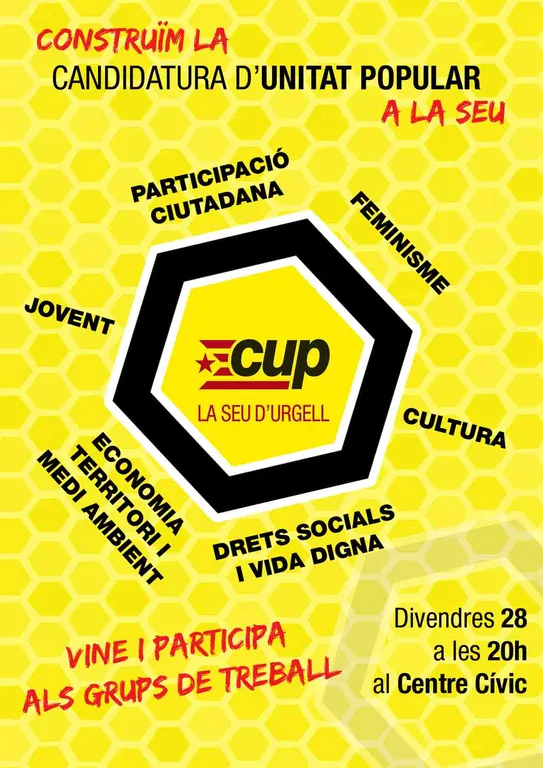 Assemblea de la CUP per preparar la candidatura a la Seu