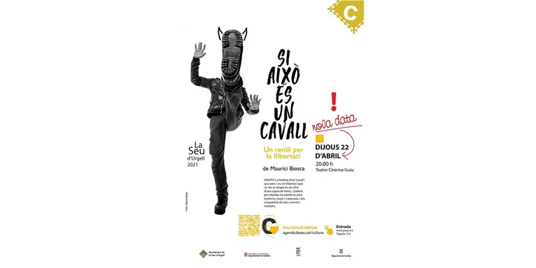 Maurici Biosca porta a la Seu d'Urgell l'espectacle 'Si això és un cavall'