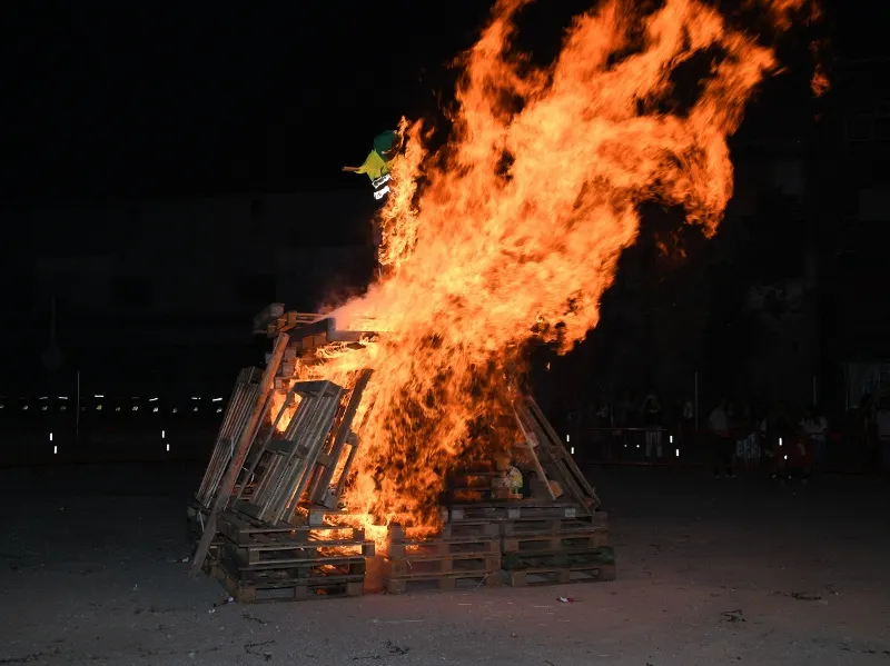 Foguera d'aquest Sant Joan 2019. Foto: Localpres