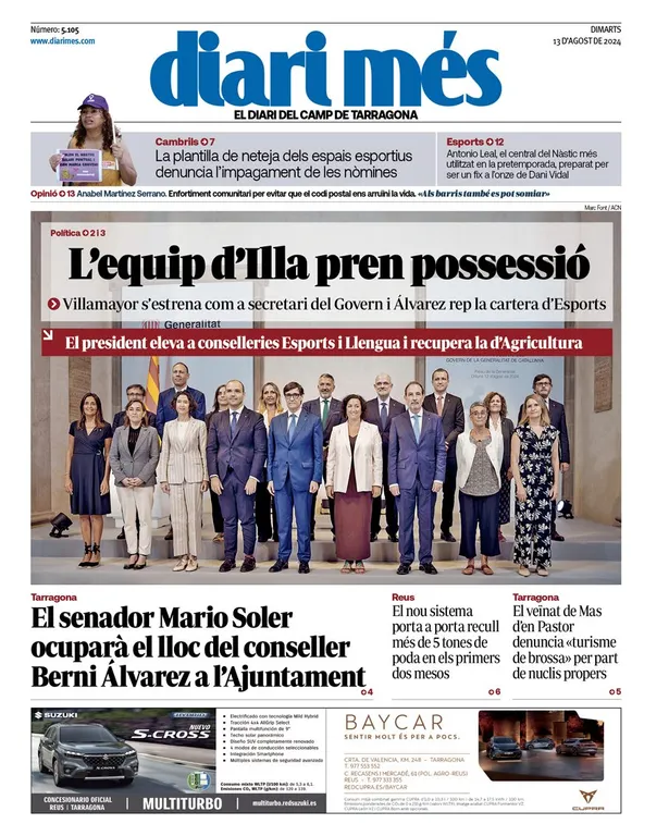Cop d'ull als diaris d'aquest dimarts 13 d'agost