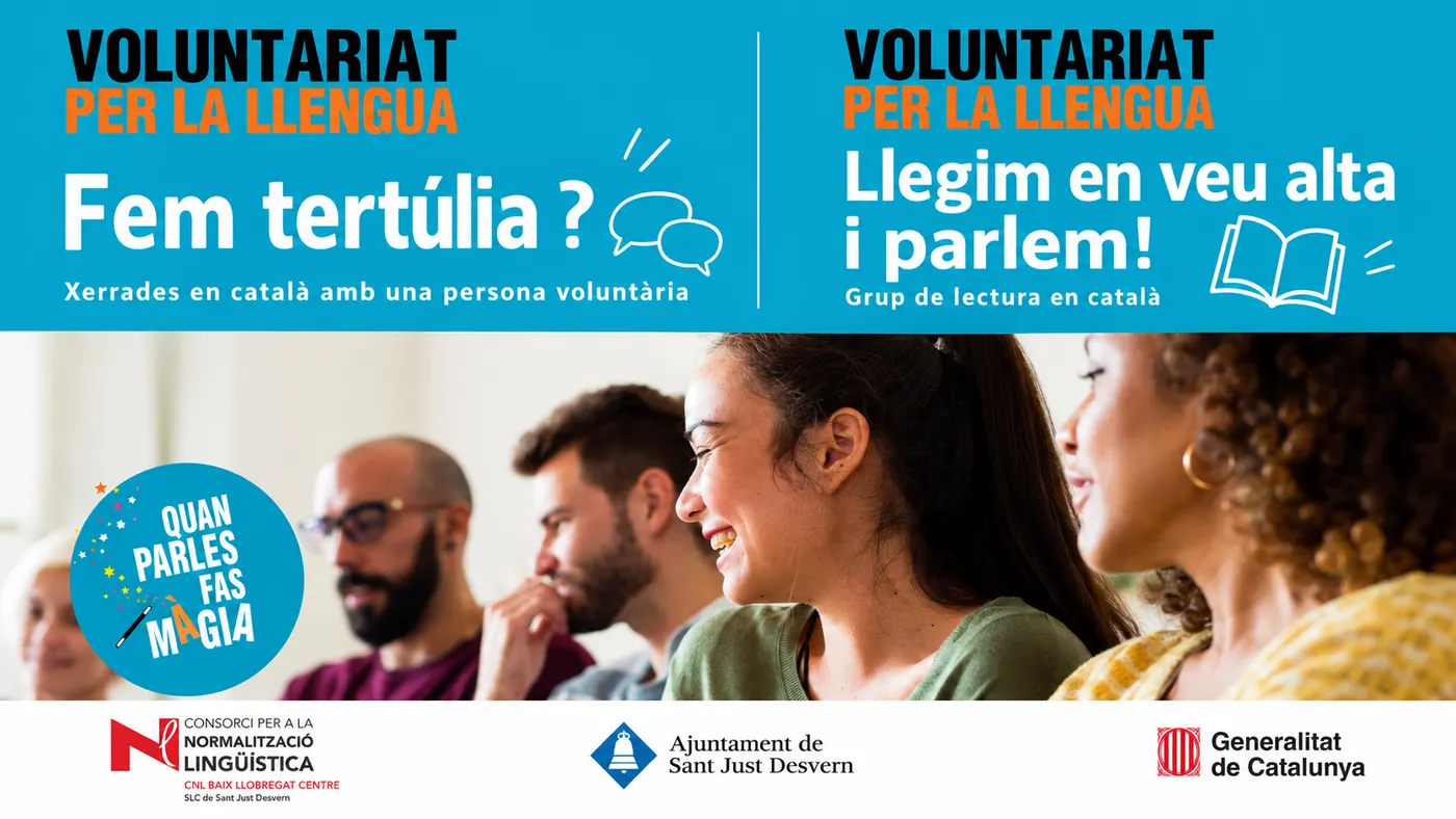 Sant Just impulsa dues activitats per practicar el català a través de la conversa i la lectura