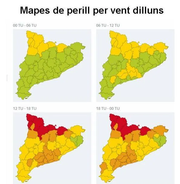 Avís per forts cops de vent al Pirineu