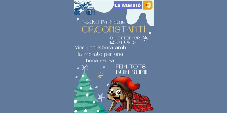 El Club Patí Constantí tancarà la temporada amb el Festival de Nadal en col·laboració amb la Marató