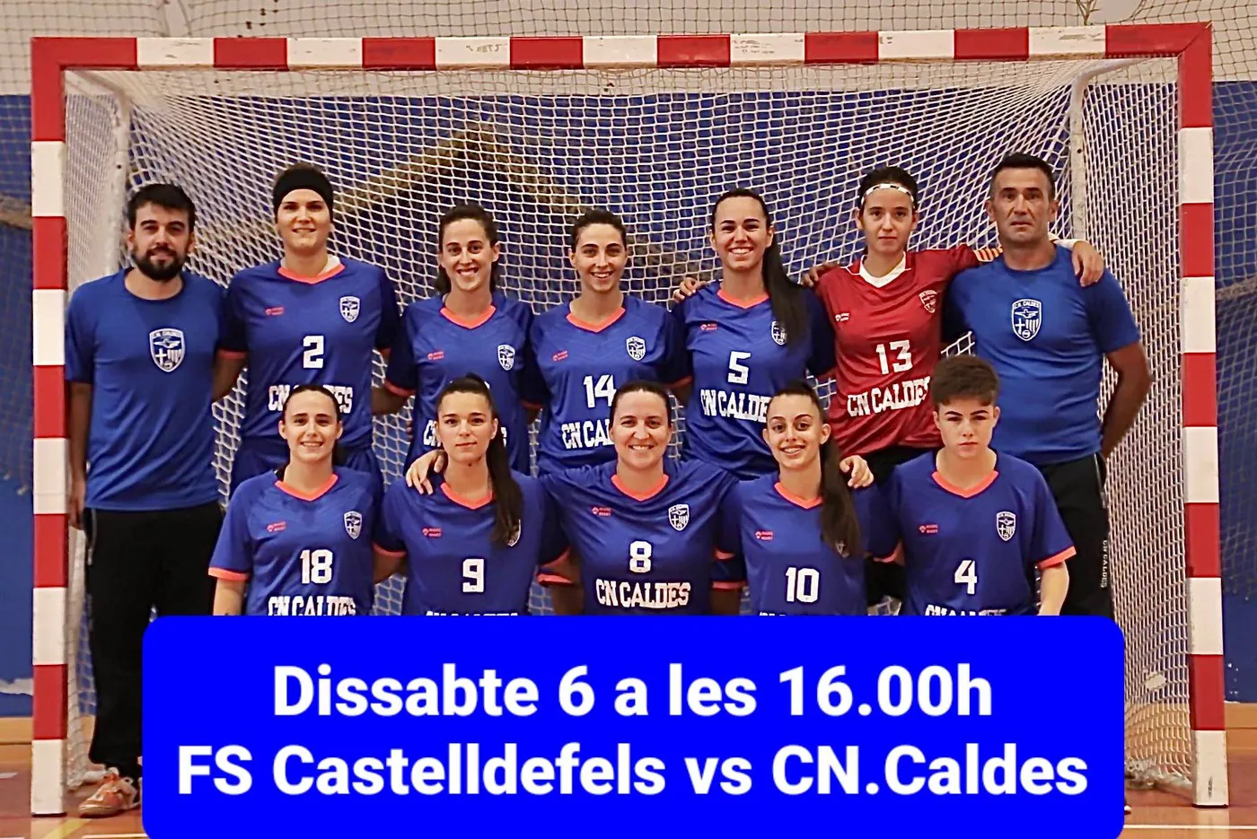 Setena victòria en set partits d'un CN Caldes de futbol sala femení que continua imparable