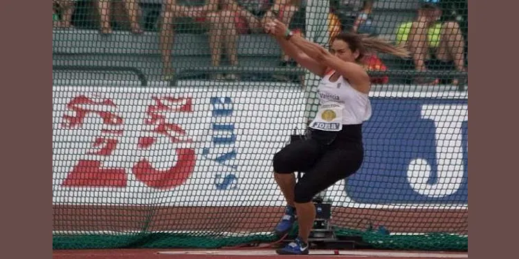 L’atleta de Torredembarra Berta Castells, Campiona de Catalunya de Llançament de Martell
