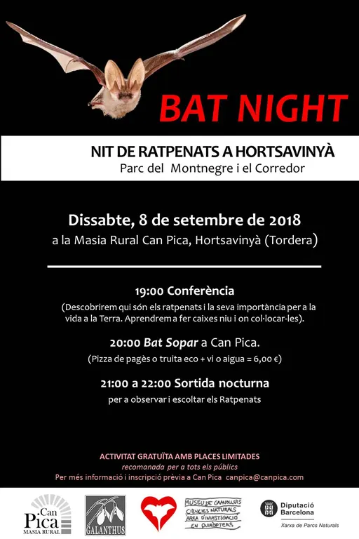 'La nit dels ratpenats' arriba a Hortsavinyà
