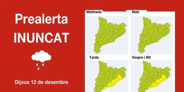 Protecció Civil activa en fase de prealerta el pla Inuncat