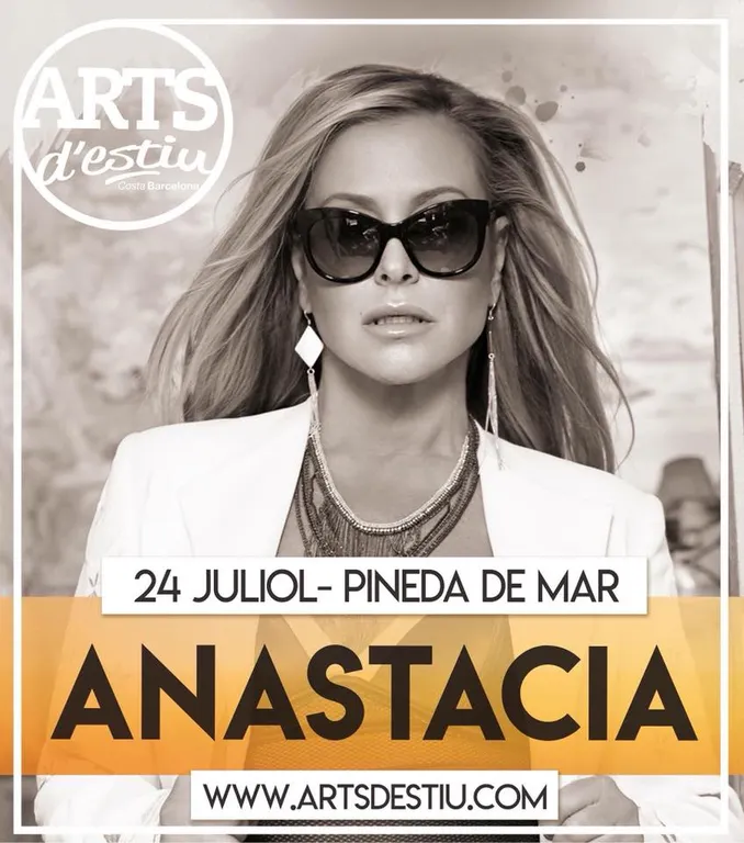 La cantant Anastacia actuarà a Pineda el proper 24 de juliol