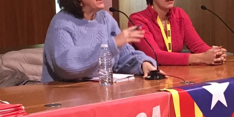 Elisenda Paluzie anima a manifestar-se el 21-D "de manera pacífica però determinada"