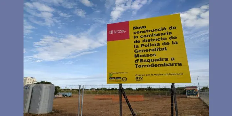 En marxa les obres de la comissaria de Mossos de Torredembarra