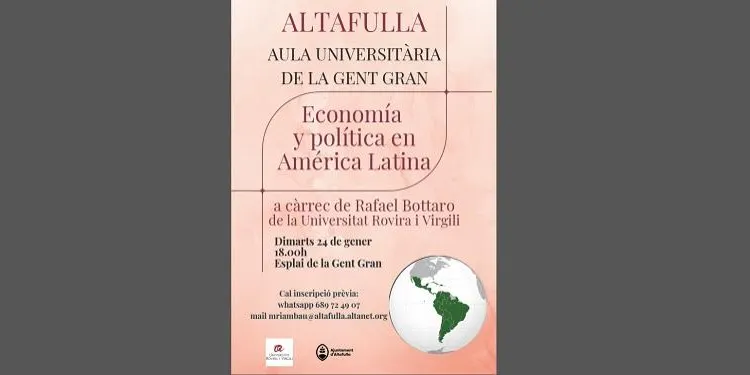 La gent gran d'Altafulla reprèn el curs amb una nova sessió de l'Aula d'Extensió Universitària de la URV