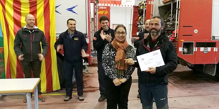 Els bombers de Rubí, guanyadors autonòmics del Concurs de rescat en accidents de trànsit