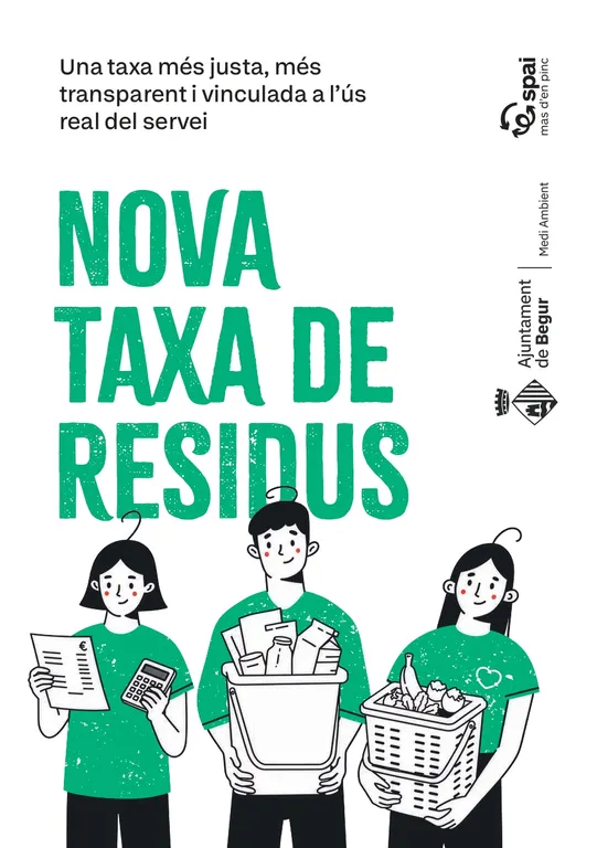 Begur estrena una taxa de residus amb una part fixa i una part variable