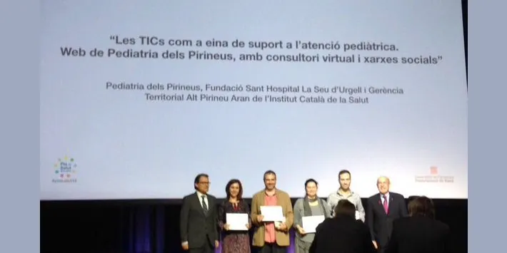 Pediatria dels Pirineus, Premi a la Millor Experiència en la 5a Jornada del Pla de Salut de Catalunya