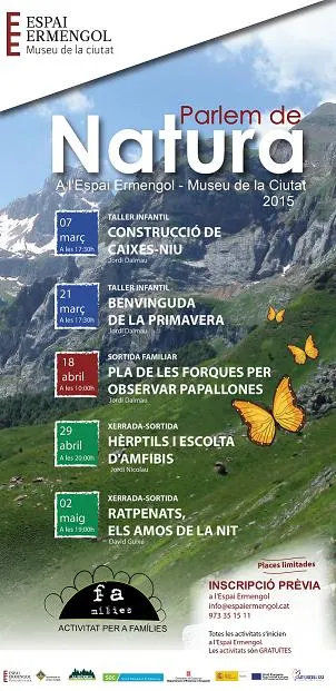 'Parlem de Natura' arrenca dissabte amb un taller infantil de construcció de caixes-niu