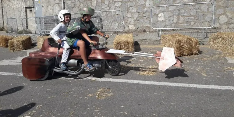 La XV Baixada d’andròmines només ha aplegat amb tres participants