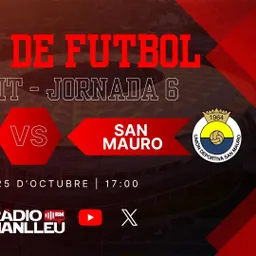 El futbol a Ràdio Manlleu del 25/10/2026 - episode art