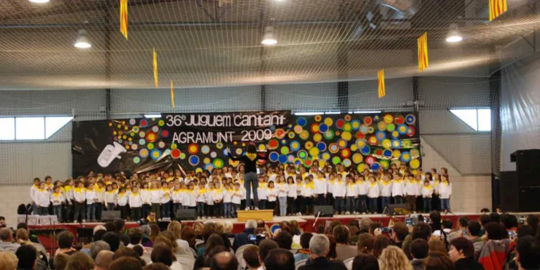 Més de 200 infants de corals infantils de Lleida, a la cloenda del 44è Juguem Cantant