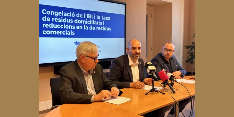 L'Ajuntament congelarà l'IBI i la taxa de residus domiciliaris per al 2025