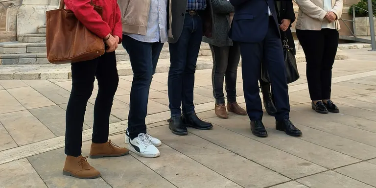 El president de la Generalitat, Pere Aragonès, fa una visita a Constantí per donar suport a la candidatura liderada per Joan Reig