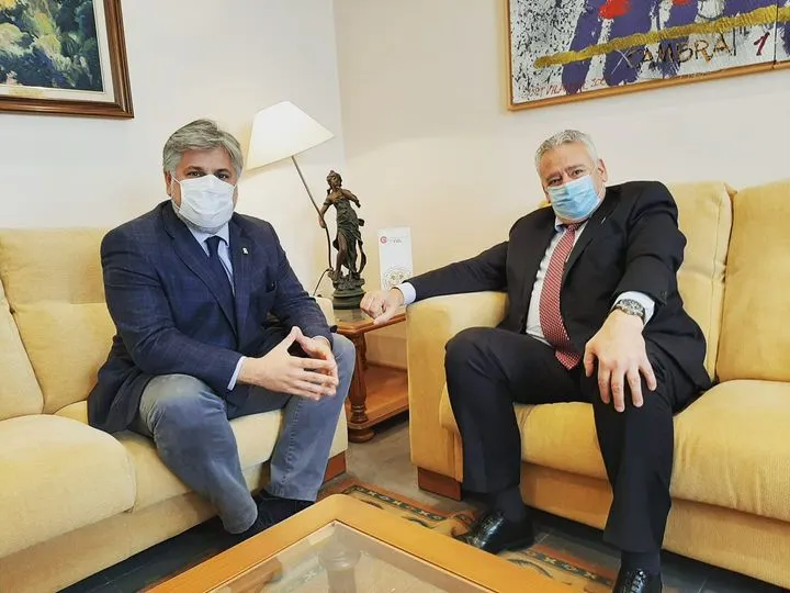 Reunió del president de la Cambra de Comerç amb Albert Batet