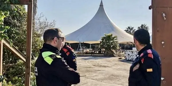 La Policia Local de Roda de Berà i els Mossos d'Esquadra eviten una rave a les antigues carpes