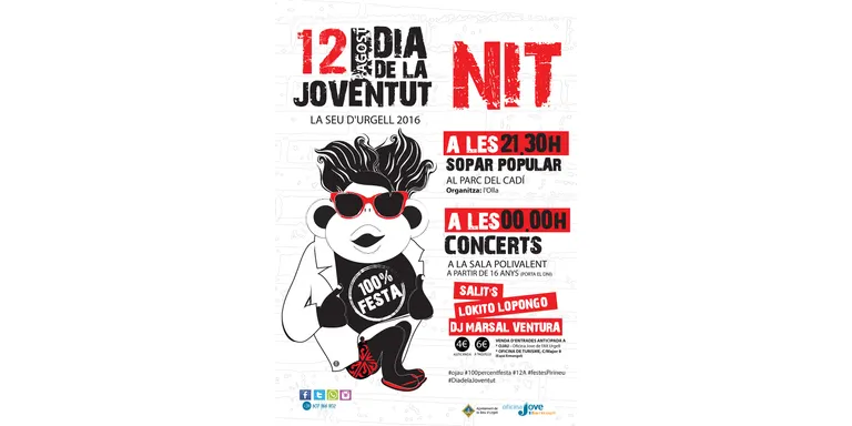 A la venda les entrades per assistir als concerts de nit del Dia Internacional de la Joventut