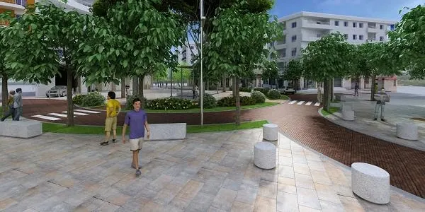 La plaça Catalunya de Torredembarra es remodelarà i serà una zona "més amable" per a l'esbarjo de la ciutadania