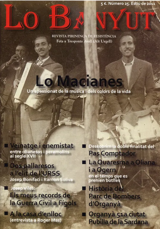 Torna la revista 'Lo Banyut', de l'Associació Cultural Tresponts Avall