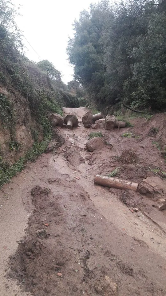 El temporal Glòria redueix ja l'afectació a Caldes