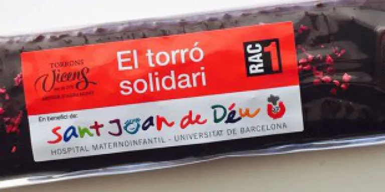 El Torró Solidari de RAC1 i Torrons Vicens, un any més a la venda