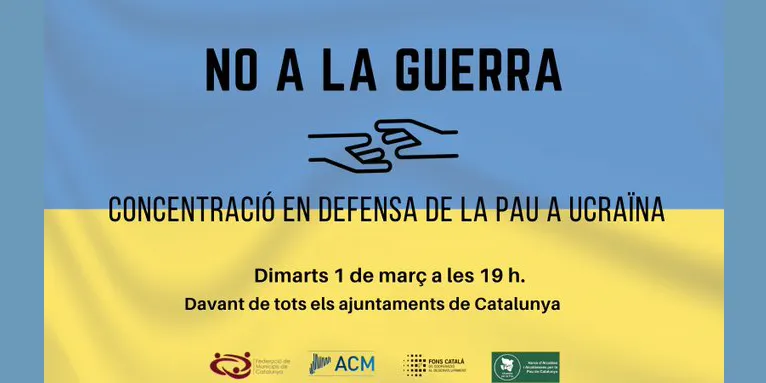 Solsona convoca una concentració en defensa de la pau i en suport al poble ucraïnès