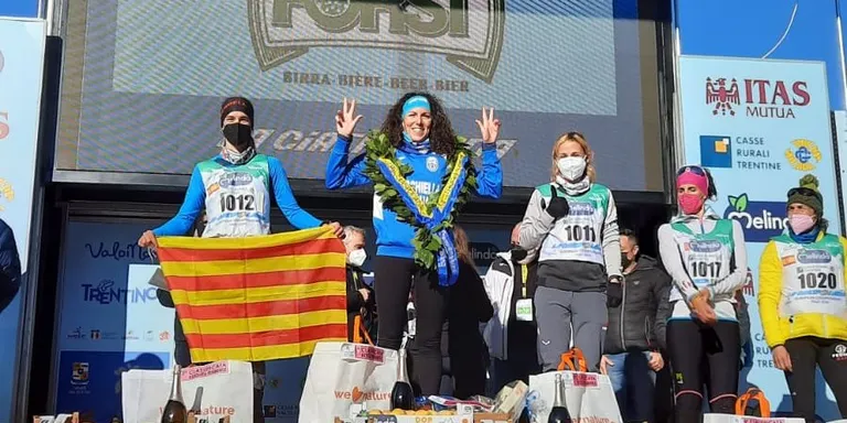 Doble podi de la selecció catalana al Campionat d'Europa de raquetes de neu, amb Laia Andreu i Georgina Gabarró