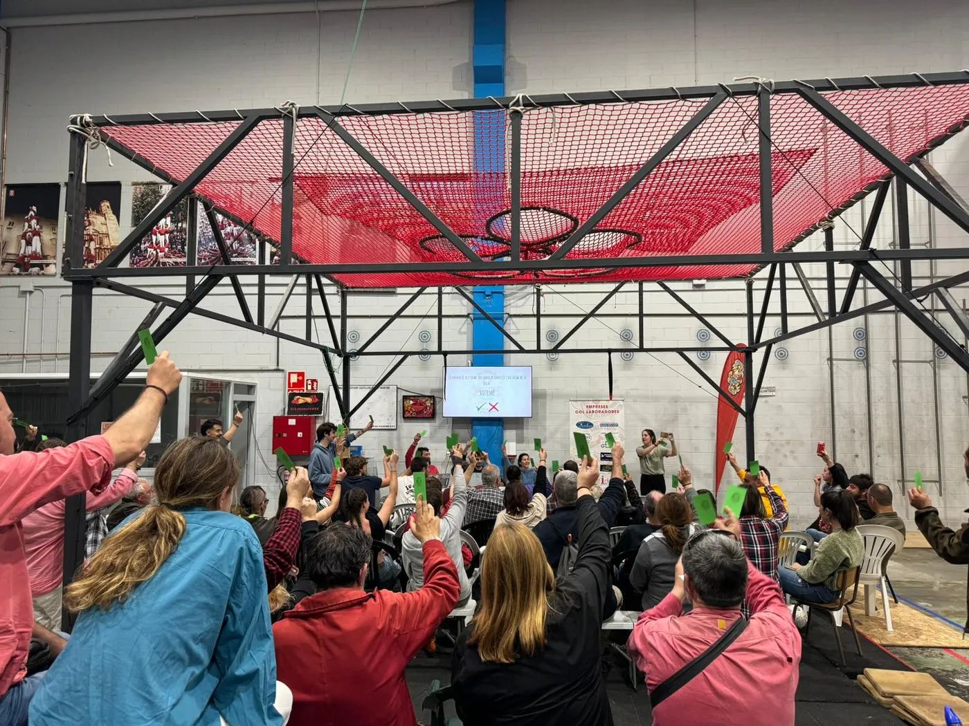 Els Castellers canvien de local; deixen Pineda i s'instal.len a Palafolls