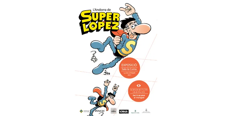 La Sala La Cuina ofereix l'exposició 'L'Andorra de Superlópez'