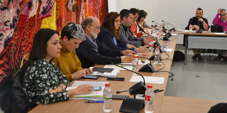 Primer ple de l'any a Pineda: marcat pels efectes del temporal i el debat polític a Catalunya