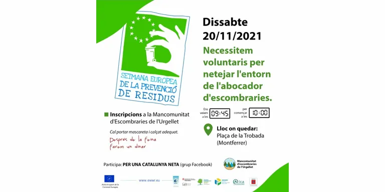 Jornada de neteja de l'entorn de l'abocador de Benavarre