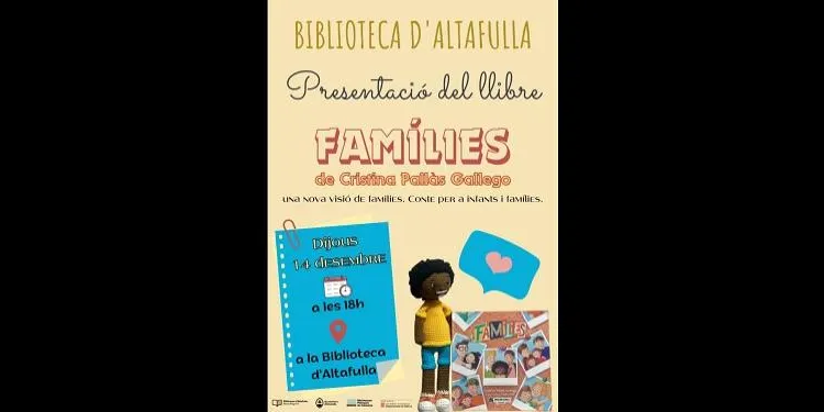 La Biblioteca d'Altafulla acull la presentació d'un conte sobre la diversitat familiar, aquest dijous
