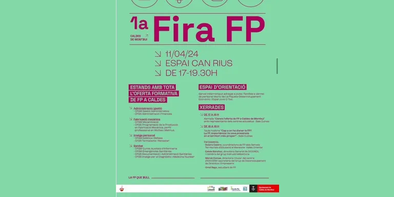 Caldes dóna a conèixer l’oferta d’FP per al curs vinent en la primera Fira d’aquesta temàtica